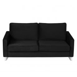 Loftscape Canapé Radon I (2-places) - Velours Ravi: Noir -Canapés Soldes Magasin 1000192163 191128 11102100265 DETAILS P000000001000192163