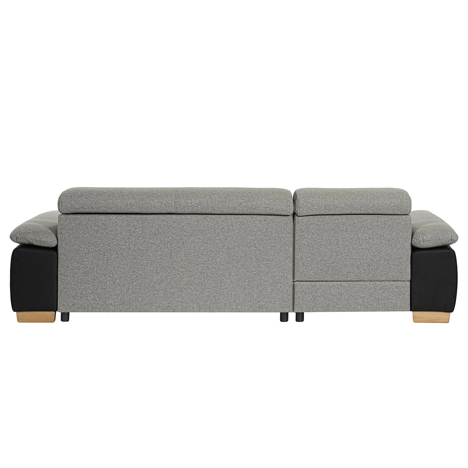 Loftscape Canapé d’angle Sully - Noir / Gris clair - Méridienne courte à gauche (vue de face) 6 Loftscape Canapé d’angle Sully - Noir / Gris clair - Méridienne courte à gauche (vue de face) – Image 6