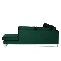 Loftscape Canapé d’angle Radon I - Velours Ravi: Vert vieilli - Méridienne longue à droite (vue de face) -Canapés Soldes Magasin 1000192304 191128 11122101548 DETAILS P000000001000192304