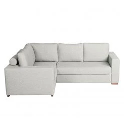 Loftscape Canapé d’angle Woodway II - Tissu - Galet - Méridienne longue à gauche (vue de face) - Plateau -Canapés Soldes Magasin 1000192983 191204 13434001684 DETAILS P000000001000192983