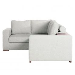 Loftscape Canapé d’angle Woodway II - Tissu - Galet - Méridienne longue à gauche (vue de face) - Plateau -Canapés Soldes Magasin 1000192983 191204 13434001685 DETAILS P000000001000192983