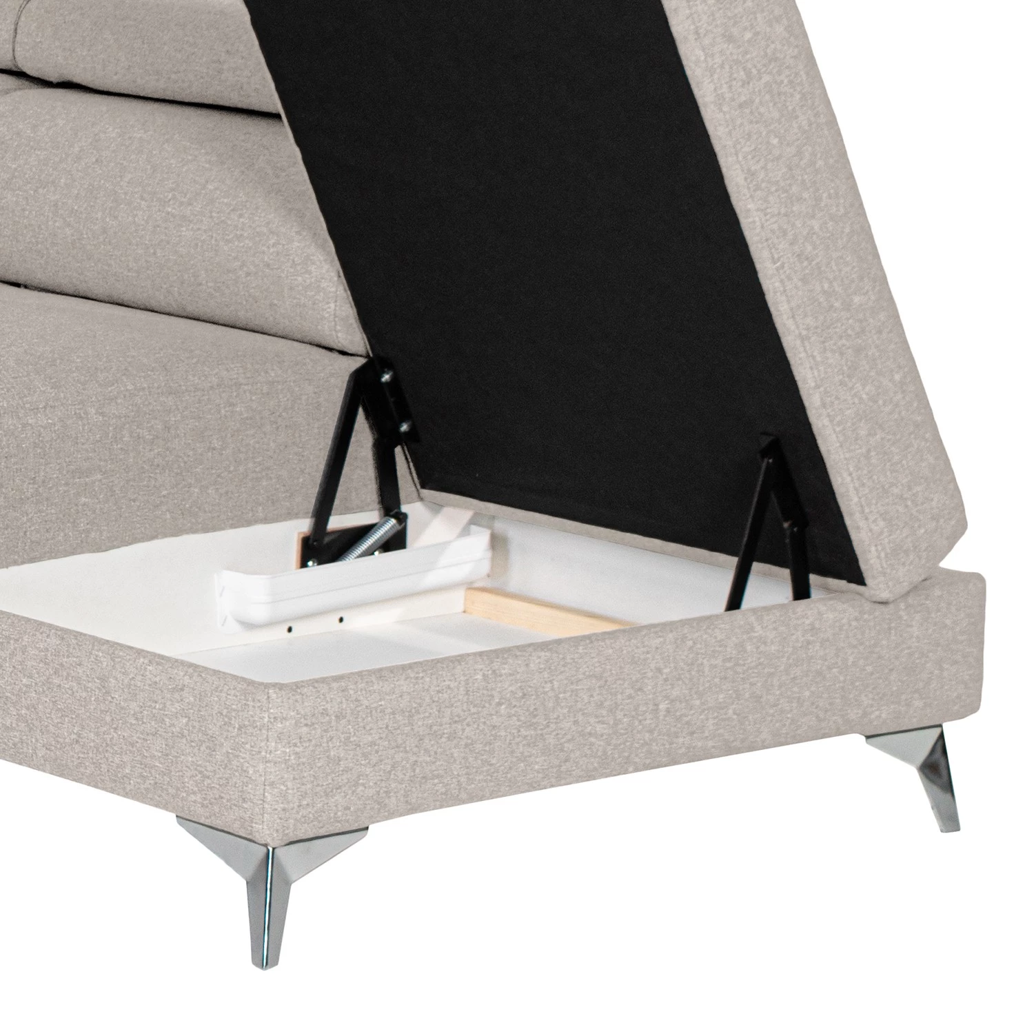 Loftscape Canapé d’angle Nonza II - Tissu - Cachemire - Méridienne longue à droite (vue de face) 12 Loftscape Canapé d’angle Nonza II - Tissu - Cachemire - Méridienne longue à droite (vue de face) – Image 12