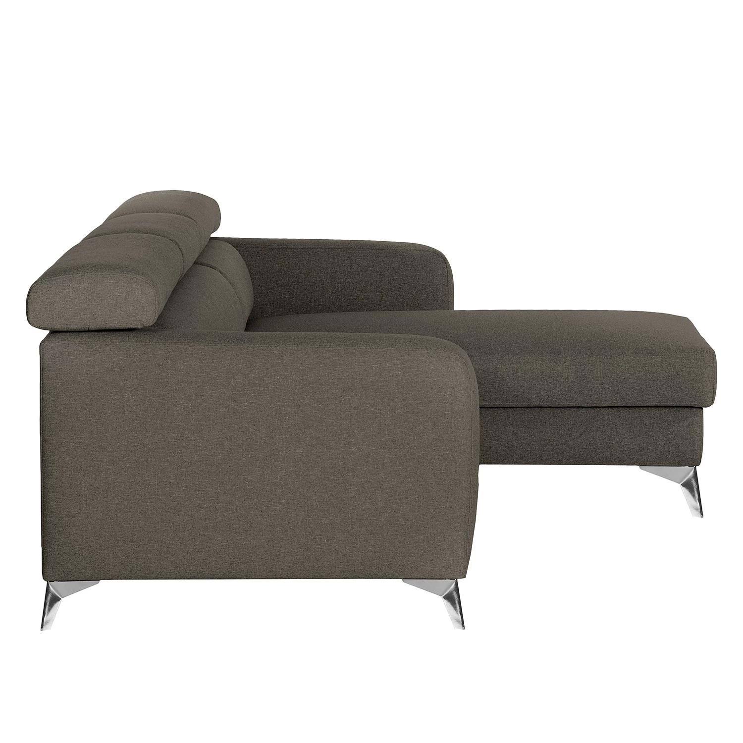 Loftscape Canapé d’angle Nonza I - Tissu - Gris foncé - Méridienne courte à droite (vue de face) 5 Loftscape Canapé d’angle Nonza I - Tissu - Gris foncé - Méridienne courte à droite (vue de face) – Image 5