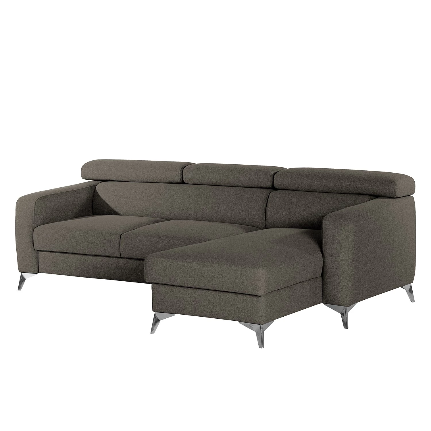 Loftscape Canapé d’angle Nonza I - Tissu - Gris foncé - Méridienne courte à droite (vue de face) 7 Loftscape Canapé d’angle Nonza I - Tissu - Gris foncé - Méridienne courte à droite (vue de face) – Image 7