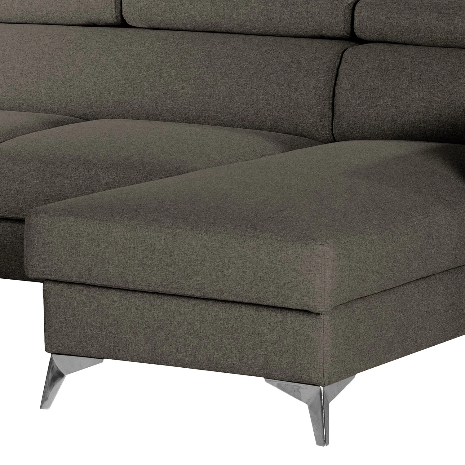 Loftscape Canapé d’angle Nonza I - Tissu - Gris foncé - Méridienne courte à droite (vue de face) 13 Loftscape Canapé d’angle Nonza I - Tissu - Gris foncé - Méridienne courte à droite (vue de face) – Image 13