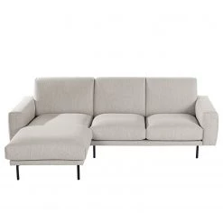 Norrwood Canapé d’angle Medan - Tissu - Gris clair - Méridienne courte à gauche (vue de face) -Canapés Soldes Magasin 1000193897 191212 16462400894 DETAILS P000000001000193897