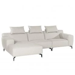 Loftscape Canapé d’angle Manot I - Tissu - Gris clair - Méridienne courte à gauche (vue de face) - Avec réglage de la profondeur d'assise -Canapés Soldes Magasin 1000193935 191212 16465901285 DETAILS P000000001000193935