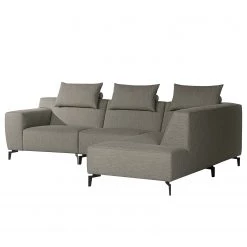 Loftscape Canapé d’angle Manot II - Tissu - Gris - Méridienne longue à droite (vue de face) - Sans fonction -Canapés Soldes Magasin 1000193958 191212 16472501587 DETAILS P000000001000193958