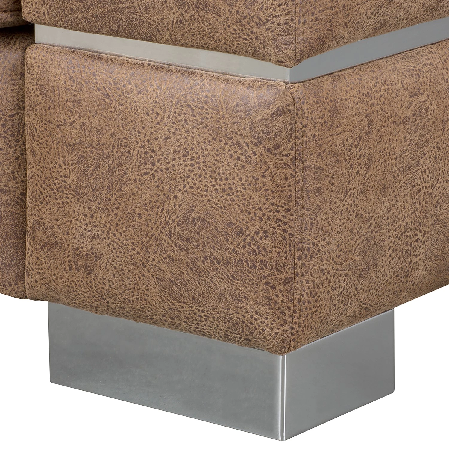 Loftscape Canapé Muonio (2 places) - Aspect cuir vieilli - Cappuccino 8 Loftscape Canapé Muonio (2 places) - Aspect cuir vieilli - Cappuccino – Image 8