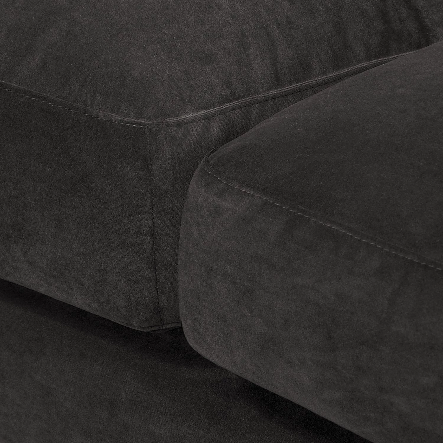 Fredriks Canapé d’angle Paimio - Velours - Gris - Méridienne courte à gauche (vue de face) 8 Fredriks Canapé d’angle Paimio - Velours - Gris - Méridienne courte à gauche (vue de face) – Image 8