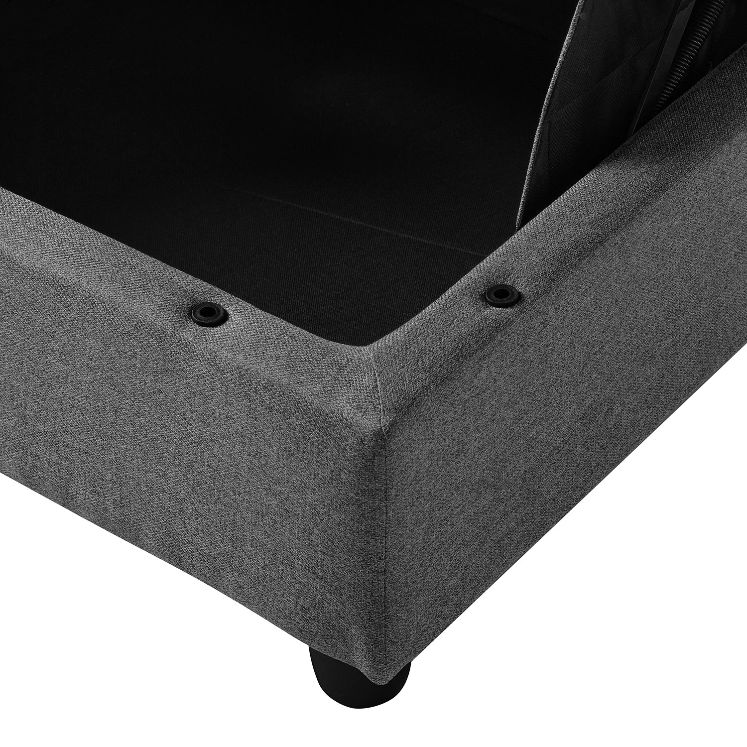 Fredriks Canapé d’angle Lavara IV - Tissu - Gris foncé 10 Fredriks Canapé d’angle Lavara IV - Tissu - Gris foncé – Image 10