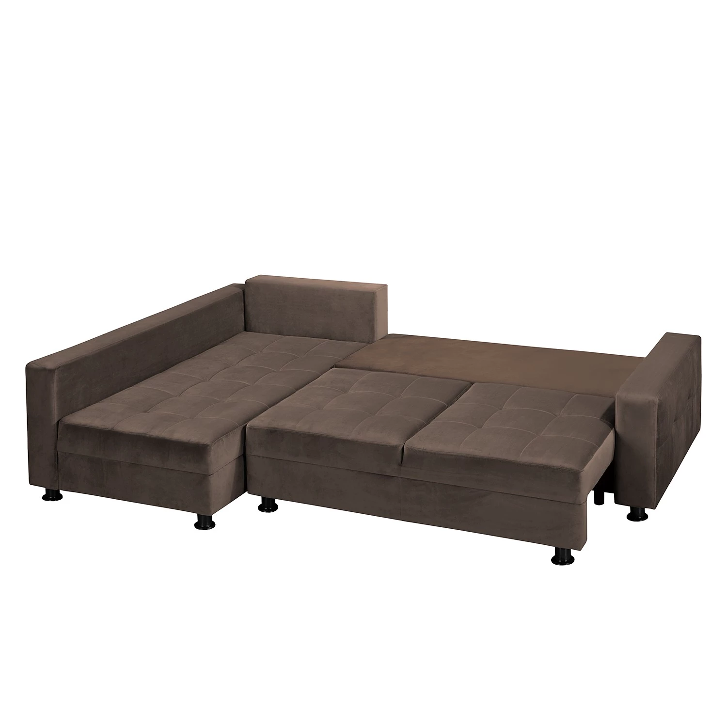 Fredriks Canapé d’angle Upwell II - Microfibre - Marron - Méridienne longue à gauche (vue de face) 3 Fredriks Canapé d’angle Upwell II - Microfibre - Marron - Méridienne longue à gauche (vue de face) – Image 3