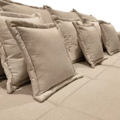 Maison Belfort Grand Canapé Breval - Microfibre - Cappuccino -Canapés Soldes Magasin 1000197081 200120 17460300112 DETAILS P000000001000197081