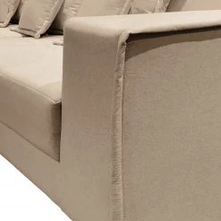 Maison Belfort Grand Canapé Breval - Microfibre - Cappuccino -Canapés Soldes Magasin 1000197081 200120 17460300113 DETAILS P000000001000197081