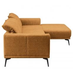 Fredriks Canapé d‘angle Basin I - Tissu - Jaune moutarde - Méridienne courte à droite (vue de face) -Canapés Soldes Magasin 1000199978 200304 06042100016 DETAILS P000000001000199978