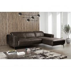 Fredriks Canapé d‘angle Basin II - Imitation cuir - Marron foncé - Méridienne courte à droite (vue de face) 11 Fredriks Canapé d‘angle Basin II - Imitation cuir - Marron foncé - Méridienne courte à droite (vue de face) -Canapés Soldes Magasin 1000199980 201029 14241300004 MOOD DETAILS P000000001000199980 mood