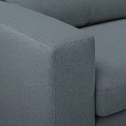 Fredriks Canapé d‘angle Denny II - Tissu - Bleu Gris - Méridienne courte à droite (vue de face) -Canapés Soldes Magasin 1000199999 200205 11530800247 DETAILS P000000001000199999