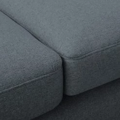 Fredriks Canapé d‘angle Denny II - Tissu - Bleu Gris - Méridienne courte à droite (vue de face) -Canapés Soldes Magasin 1000199999 200205 11530800250 DETAILS P000000001000199999