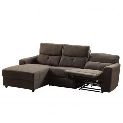Modoform Canapé d’angle Bazaar - Tissage à plat - Brun-gris - Méridienne longue à gauche (vue de face) -Canapés Soldes Magasin 1000200109 210323 15310002901 DETAILS P000000001000200109