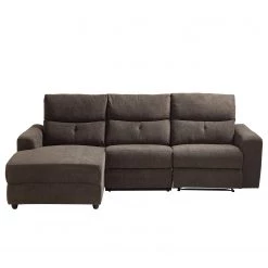 Modoform Canapé d’angle Bazaar - Tissage à plat - Brun-gris - Méridienne longue à gauche (vue de face) -Canapés Soldes Magasin 1000200109 210323 15310002902 DETAILS P000000001000200109