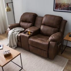 Modoform Canapé relax Mendis II - Microfibre - Nougat -Canapés Soldes Magasin 1000200117 210219 06041500004 MOOD DETAILS P000000001000200117 mood