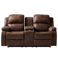 Modoform Canapé relax Mendis II - Microfibre - Nougat -Canapés Soldes Magasin 1000200117 210219 06042000007 DETAILS P000000001000200117