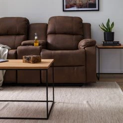 Modoform Canapé relax Mendis II - Microfibre - Nougat -Canapés Soldes Magasin 1000200117 210219 06042600011 DETAILS P000000001000200117