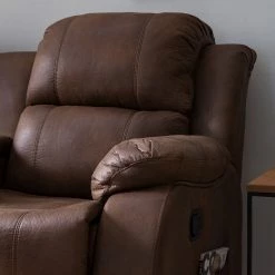 Modoform Canapé relax Mendis II - Microfibre - Nougat -Canapés Soldes Magasin 1000200117 210219 06042700012 DETAILS P000000001000200117