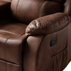 Modoform Canapé relax Mendis II - Microfibre - Nougat -Canapés Soldes Magasin 1000200117 210219 06043200015 DETAILS P000000001000200117