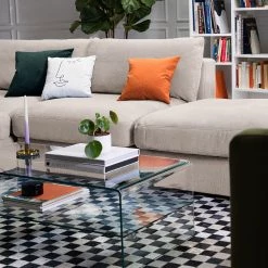 Fredriks Repose-pieds Dixwell I - Tissage à plat - Cachemire -Canapés Soldes Magasin 1000202114 220114 065408000124 DETAILS P000000001000202114