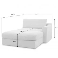 Fredriks Méridienne Dixwell - Tissage à plat - Cachemire - Accoudoir monté à droite (vu de face) -Canapés Soldes Magasin 1000202156 200304 18044900385 SKETCH DETAILS P000000001000202156 sketch