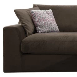 Fredriks Canapé d’angle Dixwell II - Tissage à plat - Expresso - Méridienne courte à droite (vue de face) -Canapés Soldes Magasin 1000202295 200304 18045400709 DETAILS P000000001000202295