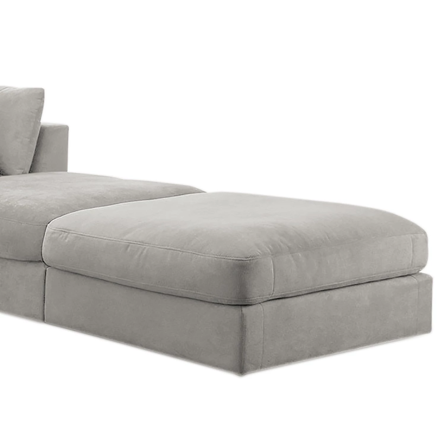 Fredriks Canapé panoramique Dixwell I - Tissage à plat - Gris platine - Méridienne longue à gauche (vue de face) 9 Fredriks Canapé panoramique Dixwell I - Tissage à plat - Gris platine - Méridienne longue à gauche (vue de face) – Image 9