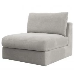 Fredriks Canapé panoramique Dixwell III - Tissage à plat - Gris platine - Méridienne longue à gauche (vue de face) -Canapés Soldes Magasin 1000202338 200304 18050201173 DETAILS P000000001000202338