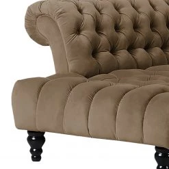 Loftscape Canapé d’angle Fireside II - Velours - Nougat - Méridienne longue à gauche (vue de face) -Canapés Soldes Magasin 1000204915 200312 11185500505 DETAILS P000000001000204915