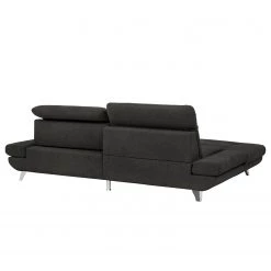 Fredriks Canapé d’angle Gorman - Microfibre - Noir - Méridienne courte à gauche (vue de face) - Fonction couchage -Canapés Soldes Magasin 1000205217 200310 12353400843 DETAILS P000000001000205217