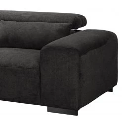 Fredriks Canapé d’angle Dolton - Microfibre - Noir - Méridienne longue à gauche (vue de face) -Canapés Soldes Magasin 1000205231 200310 12354700966 DETAILS P000000001000205231