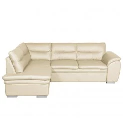 Fredriks Canapé d’angle Elkin - Imitation cuir - Crème - Méridienne longue à gauche (vue de face) - Fonction couchage - Coffre de lit 13 Fredriks Canapé d’angle Elkin - Imitation cuir - Crème - Méridienne longue à gauche (vue de face) - Fonction couchage - Coffre de lit -Canapés Soldes Magasin 1000205232 200310 12354800973 DETAILS P000000001000205232