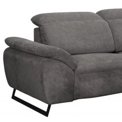 Fredriks Canapé d’angle NoHo - Microfibre - Gris - Méridienne longue à droite (vue de face) - Sans fonction -Canapés Soldes Magasin 1000205253 200310 12360801177 DETAILS P000000001000205253