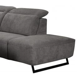 Fredriks Canapé d’angle NoHo - Microfibre - Gris - Méridienne longue à droite (vue de face) - Sans fonction -Canapés Soldes Magasin 1000205253 200310 12360801178 DETAILS P000000001000205253