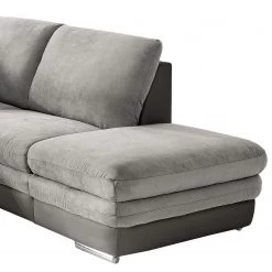 Fredriks Canapé d’angle Gerton - Gris / Gris foncé - Méridienne longue à droite (vue de face) -Canapés Soldes Magasin 1000205260 200310 12361701252 DETAILS P000000001000205260