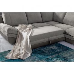 Fredriks Canapé d’angle Gerton - Gris / Gris foncé - Méridienne longue à droite (vue de face) -Canapés Soldes Magasin 1000205260 200310 12361701254 DETAILS P000000001000205260