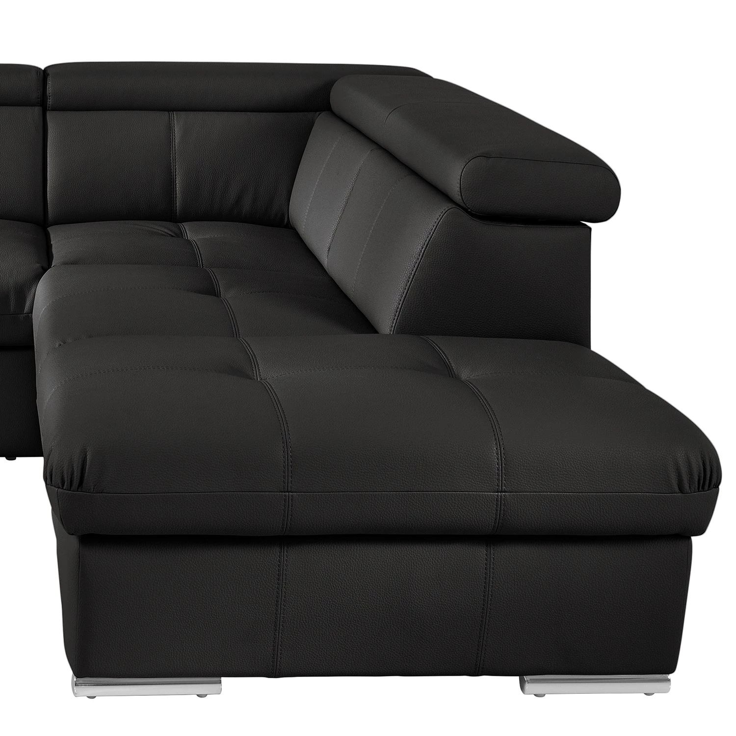 Fredriks Canapé d’angle Barvas II - Imitation cuir - Méridienne longue à droite (vue de face) - Sans fonction 8 Fredriks Canapé d’angle Barvas II - Imitation cuir - Méridienne longue à droite (vue de face) - Sans fonction – Image 8