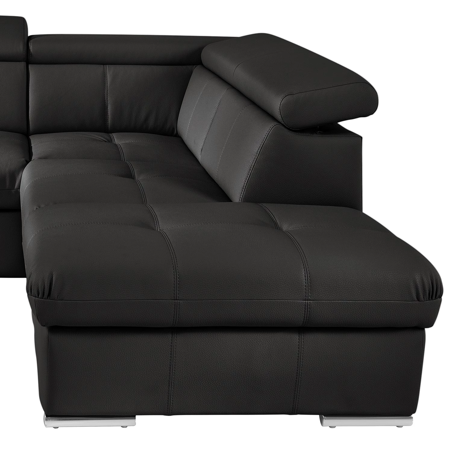 Fredriks Canapé d’angle Barvas II - Imitation cuir - Méridienne longue à droite (vue de face) - Sans fonction 9 Fredriks Canapé d’angle Barvas II - Imitation cuir - Méridienne longue à droite (vue de face) - Sans fonction – Image 9