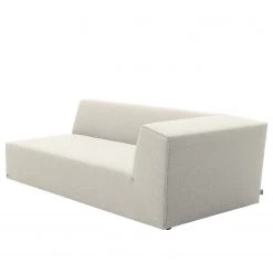 Tom Tailor Méridienne Elements - Tissu - Tissu TBO : 39 powder grey - Méridienne courte à gauche (vue de face)