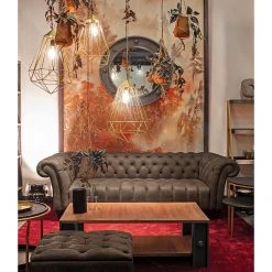 Naturoo Grand canapé Boyce - Cuir véritable - Nougat -Canapés Soldes Magasin 1000205731 200227 16251800052 MOOD DETAILS P000000001000205731 mood