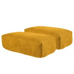 Fredriks Canapé panoramique Bellmore II - Microfibre - Jaune moutarde - Avec appui-tête -Canapés Soldes Magasin 1000206025 200318 14293600369 DETAILS P000000001000206025