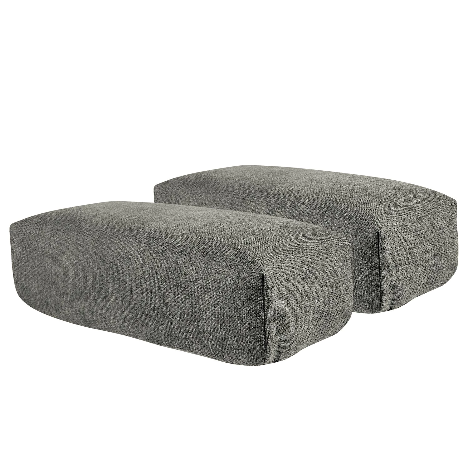 Fredriks Canapé panoramique Bellmore III - Microfibre - Gris - Avec appui-tête 13 Fredriks Canapé panoramique Bellmore III - Microfibre - Gris - Avec appui-tête – Image 13