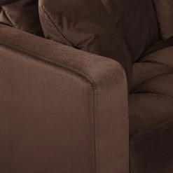 Red Living Canapé Elnora (2 places) - Velours - Marron -Canapés Soldes Magasin 1000206642 200302 15041200146 DETAILS P000000001000206642