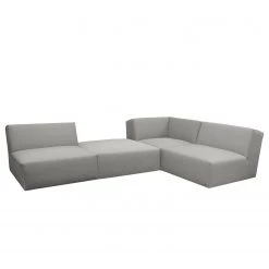 Tom Tailor Canapé d’angle Elements IX - Tissu TBO : 29 moody grey